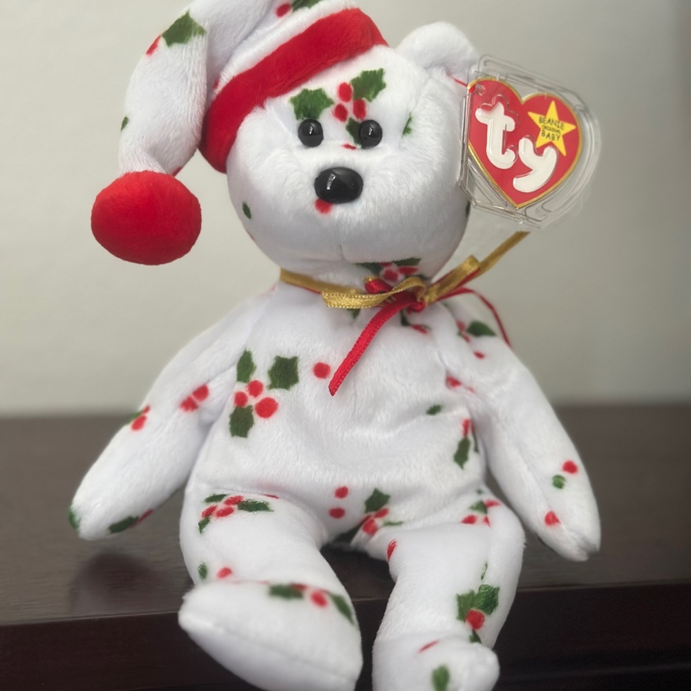 1998 “Holiday Teddy” Ty Beanie Baby Plush
